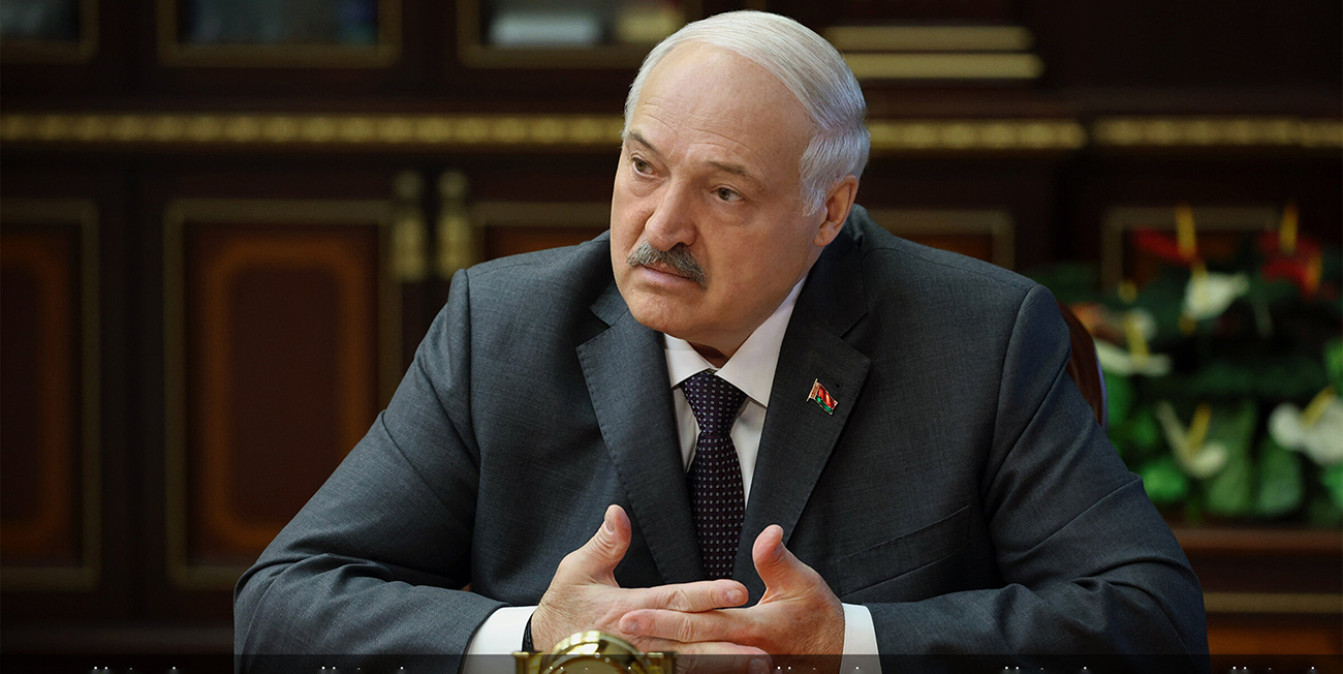 Александр Лукашенко во время кадрового дня