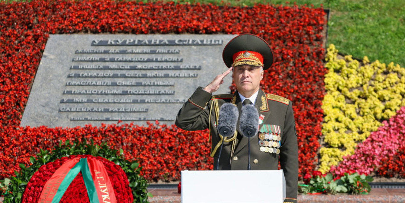 Александр Вольфович у Кургана Славы