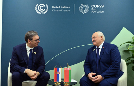 Президент Сербии Александр Вучич поздравил Александра Лукашенко с избранием на пост Президента Беларуси