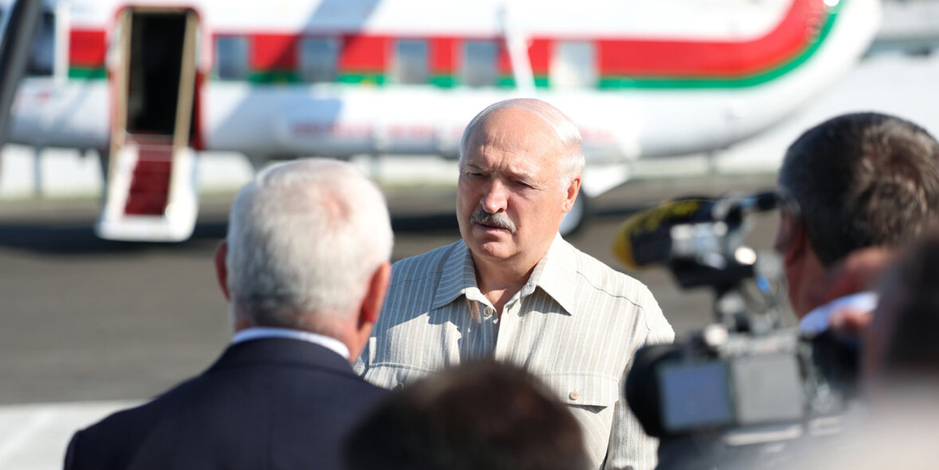 Александр Лукашенко в Березе