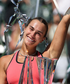 Президент поздравил теннисистку Соболенко с победой на WTA-1000