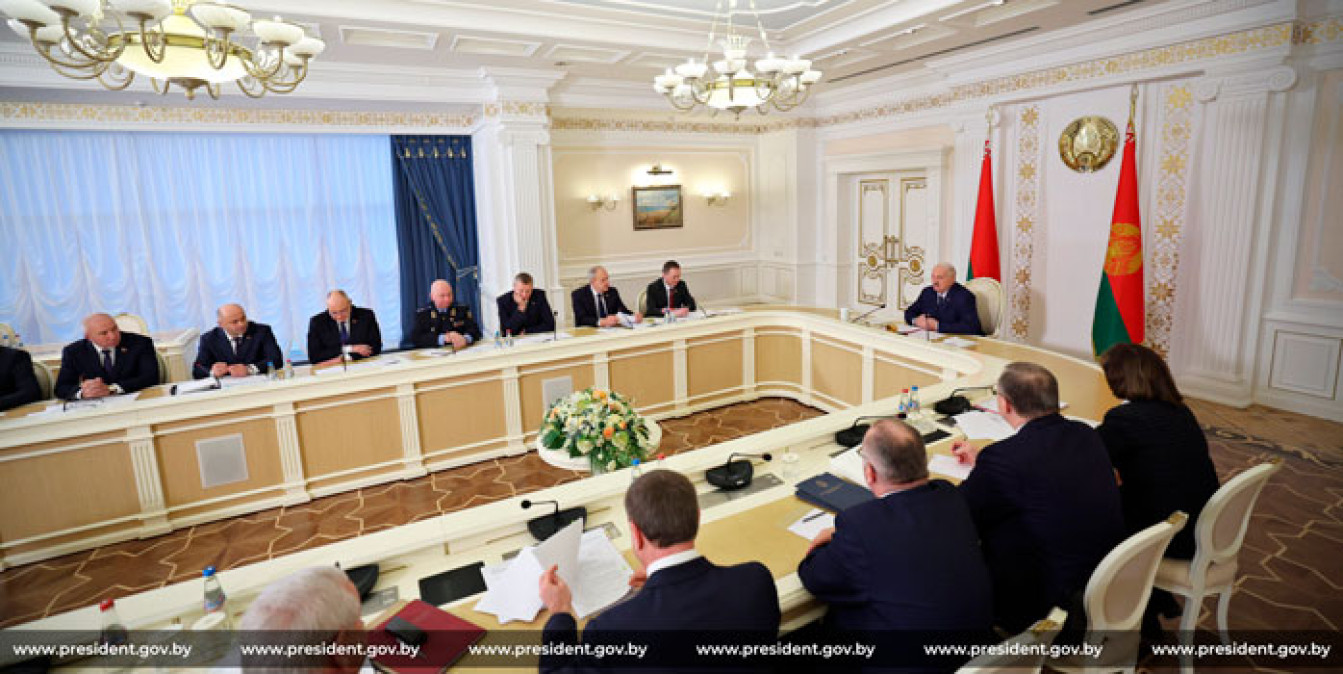 Совещание Президента Беларуси с руководством Совмина прошло во Дворце Независимости