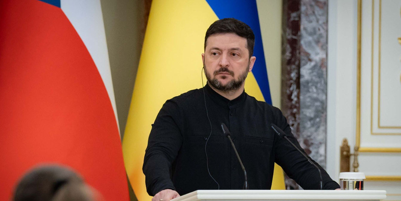Владимир Зеленский комментирует происходящее на Украине