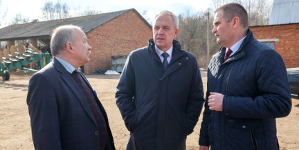 Игорь Сергеенко ознакомился с ходом полевых работ в Витебской области