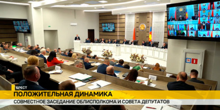 В Бресте прошло совместное заседание облисполкома и Совета депутатов