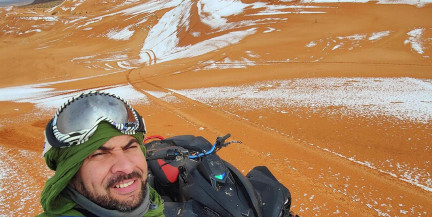 В пустыне Сахара в седьмой раз за 50 лет выпал снег