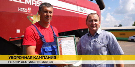 Уборочная кампания в Беларуси набирает обороты: в регионах чествуют первых «тысячников»