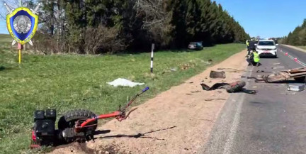 В Молодечненском районе легковушка столкнулась с мотоблоком – погибли два человека