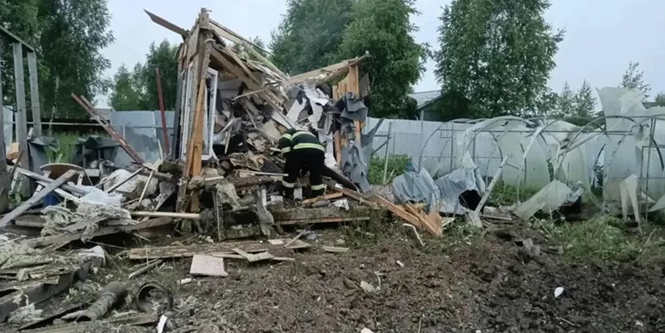 Последствия атаки ВСУ на Подмосковье