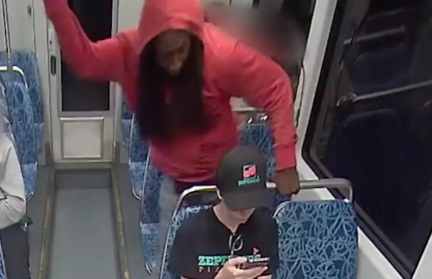 Убийство украинской беженки в метро в США попало на камеру