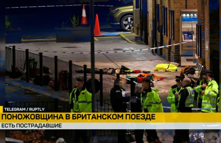 Поножовщина произошла в поезде в Британии