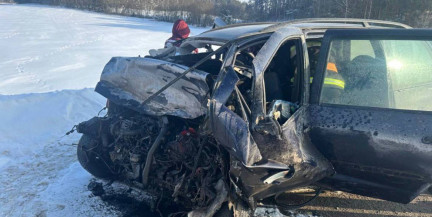 Опасный обгон. В ДТП под Сморгонью один водитель погиб, второй – в тяжелом состоянии