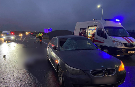 В Гродненском районе под колесами BMW погиб пешеход