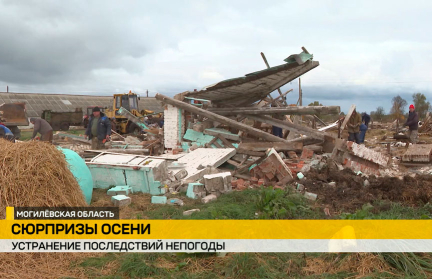 Октябрьский ураган в Беларуси: сотни населенных пунктов остались без света