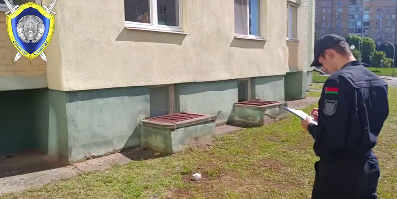 дом в Слониме, в котором из окна пятого этажа выпала двухлетняя девочка