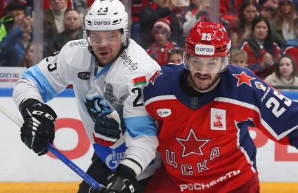 «Динамо-Минск» уступило ЦСКА в третьем матче плей-офф КХЛ