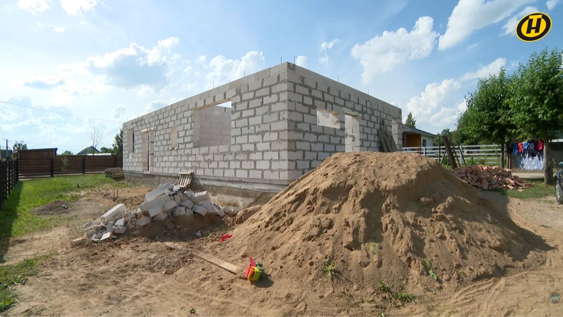участок под строительство дома